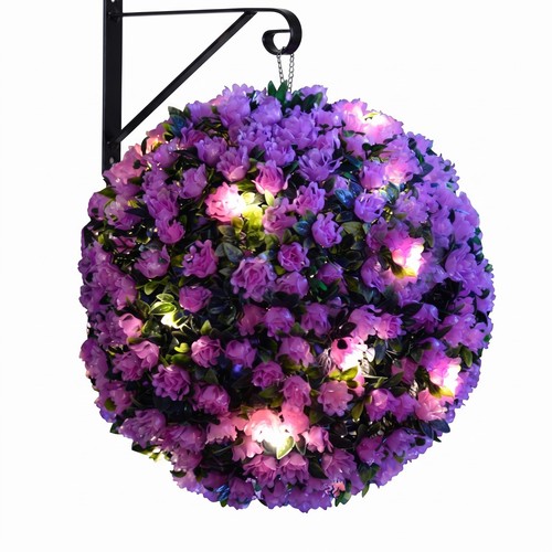 Solar powered topiary ball - solar,