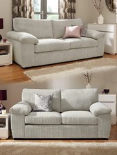 Jumbo Cord 3 2 Sofa Full back Amalfi 3 Seater 2 Seater  Arm Chair foot Stool