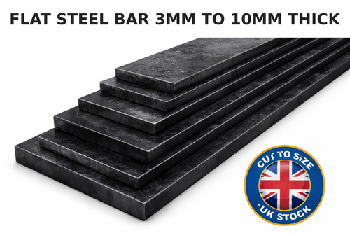 Mild steel flat bar - bar, cut