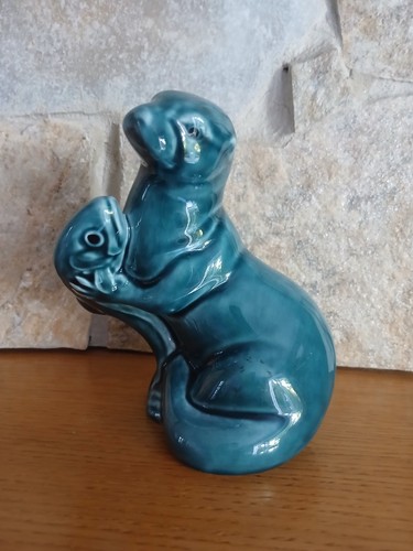 Poole pottery blue dolphin - pottery,
