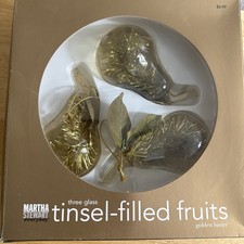 Martha Stewart Set of 3 Blown