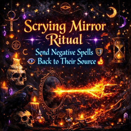Scrying mirror ritual send - scrying,