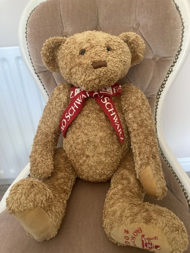Schwarz teddy bear brown red - teddy,