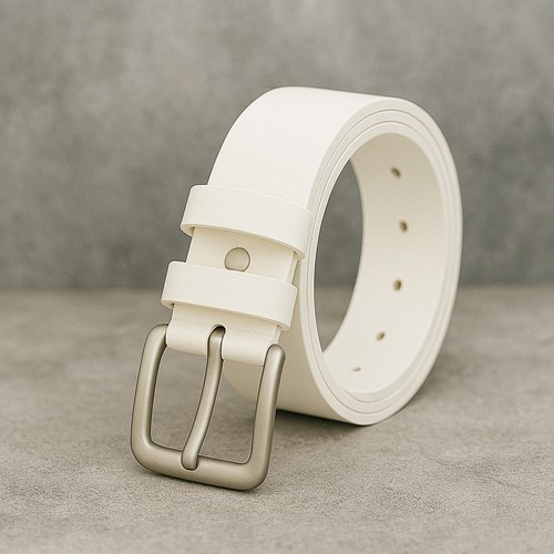 Men genuine white leather - men's,