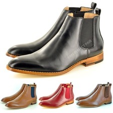 Mens Chelsea Boots Pointed Toe