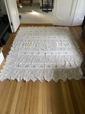 Antique Crochet Lace Table
