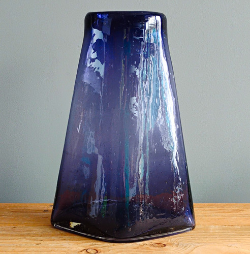 Large purple art - art, vase