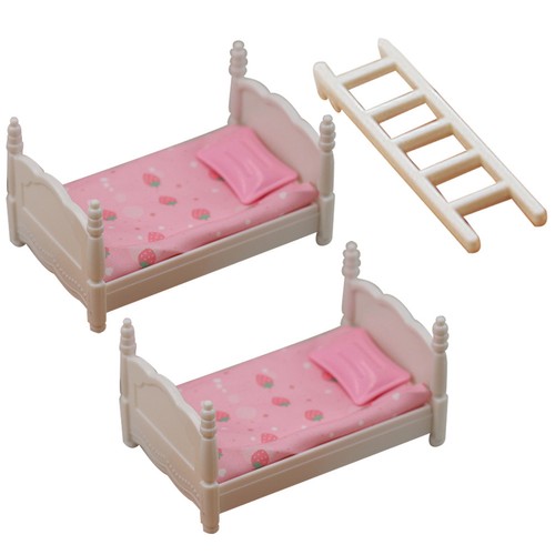 Miniature bed dollhouse - miniature,