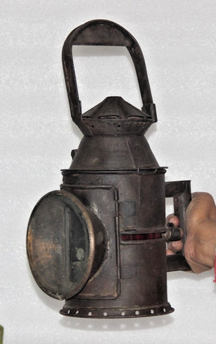 Antique iron lamp lantern - iron,