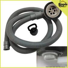 56mm 2.2" Sink Waste Fitting With 1.5M Water Pipe for Boat Caravan Motorhome RV