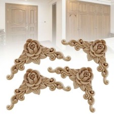 4PCS Wooden Carved Corner