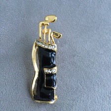 Vintage 80'sRhinestone Enamel