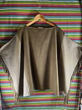 Universal Threads Unisex Poncho Hippy Bohemian Festival Chill Out Blanket Style