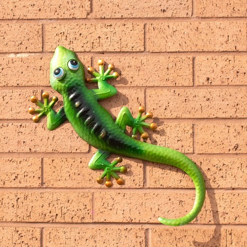 Wall mounted garden lizard - wall,