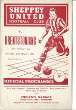 1961/62   SHEPPEY UNITED v