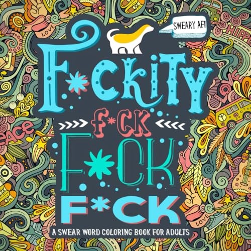 Swear word coloring book - a,