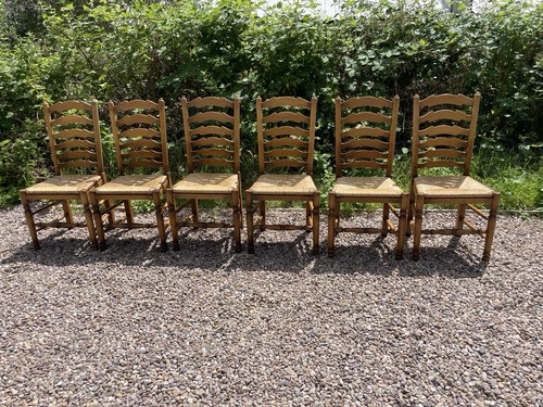 Vintage light oak ladder - vintage,