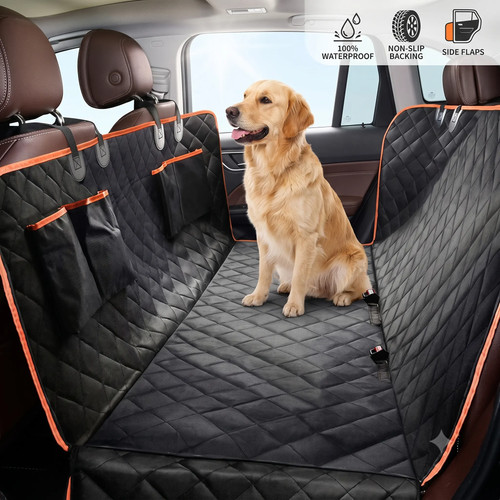Dog car seat cover pet - seat, back