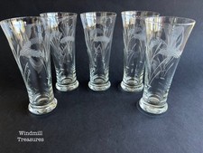 5 VINTAGE TALL PILSNER BEER