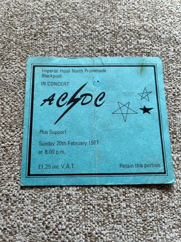Bon scott ticket - ac/dc,