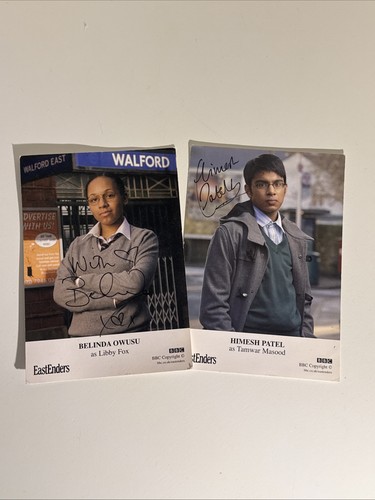 Eastenders hand signed cast - hand-signed,