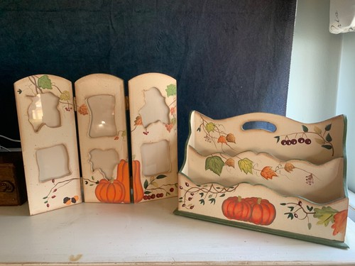 Vintage autumn themed wooden - vintage,