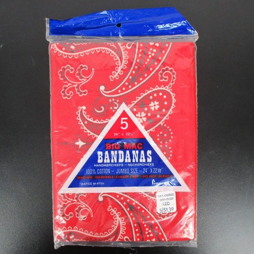 Vtg big mac bandanas - vtg, deadstock