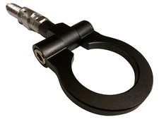 BLACK Tow Hook Towing Eye Loop