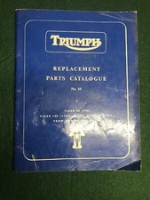Triumph Spare Parts Catalogue Book 1969 T90 T100 T100S T100R 500 Used Original