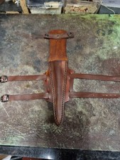 Ankle calf leather dagger - ankle,