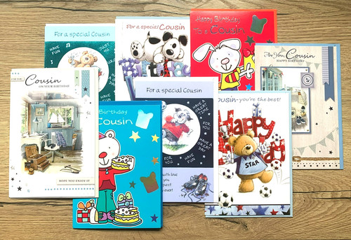 Happy birthday cousin cards - happy,