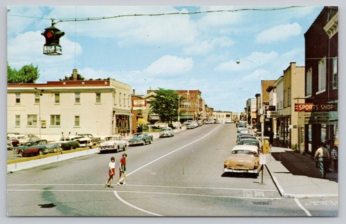 Postcard main street - main,