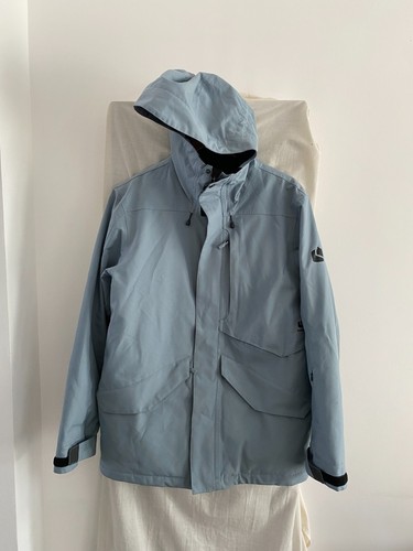 Bonfire blue hooded ski - blue,