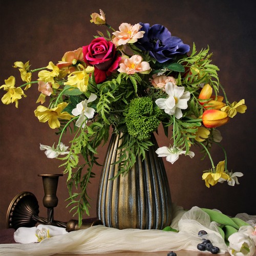 Artificial faux flowers - artificial,