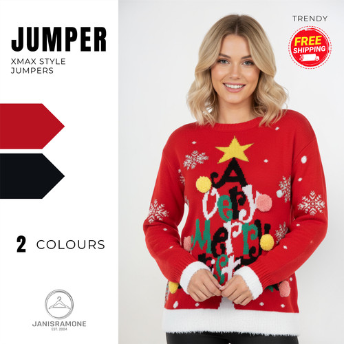 Womens christmas jumper unisex - jumper,