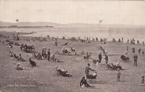 Rhyl the sands 1925c - ⛱️, rhyl.
