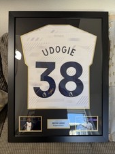 Destiny Udogie Tottenham Hotspur Hand Signed Football Shirt - Authentication