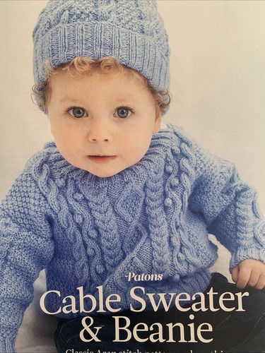 Knitting pattern baby aran - pattern,