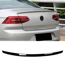 VW Passat Rear Gloss Black Boot Spoiler Lip Wing Body Kit Aero Splitter 19-22