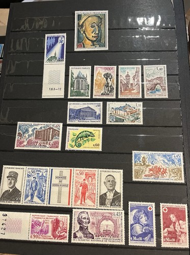 French stamps 1971 - 1971, inc