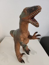 Huge 57cm Foam Rubber Dinosaur Toy Velociraptor Jurassic Dino Gift Boys&Girls