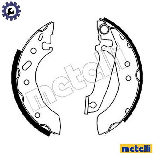 Brake shoe set 0119 for - brake, 53-0119