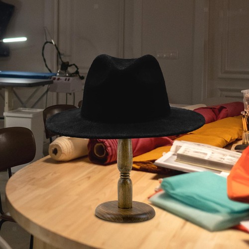 Wooden hat pedestal - pedestal,