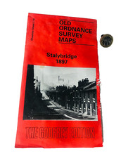 Ordnance Survey Map Stalybridge 1897 Vintage ra