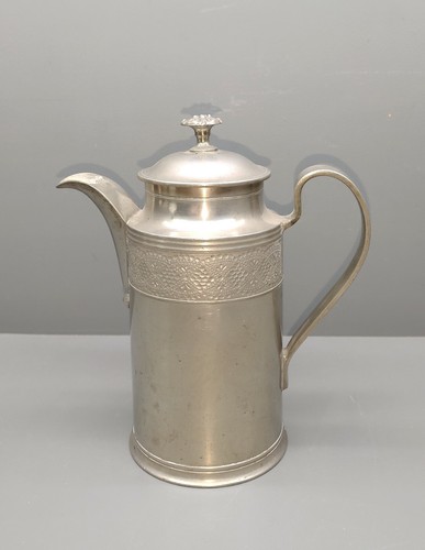 Tin jug pot mid - jug, 19th