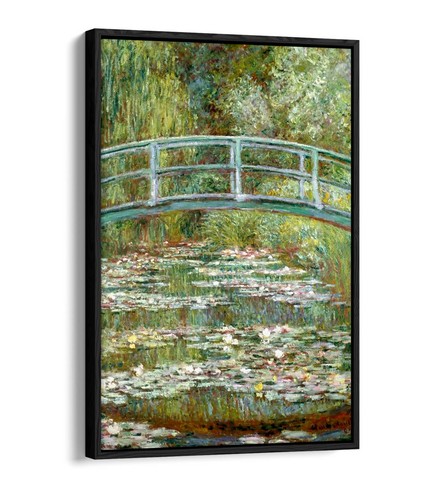 Monet bridge waterlily pond - monet,