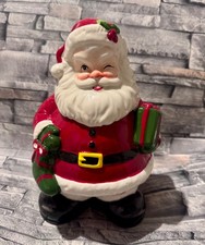 Christmas Santa Claus Cookie Jar - 26cm Tall