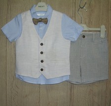 Next Boys Beige Linen