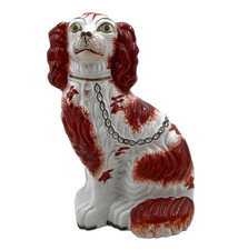 Antique staffordshire spaniel - staffordshire,