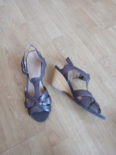 Clarks wedge heel sandals size - clarks,